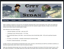 Tablet Screenshot of cityofsedan.com